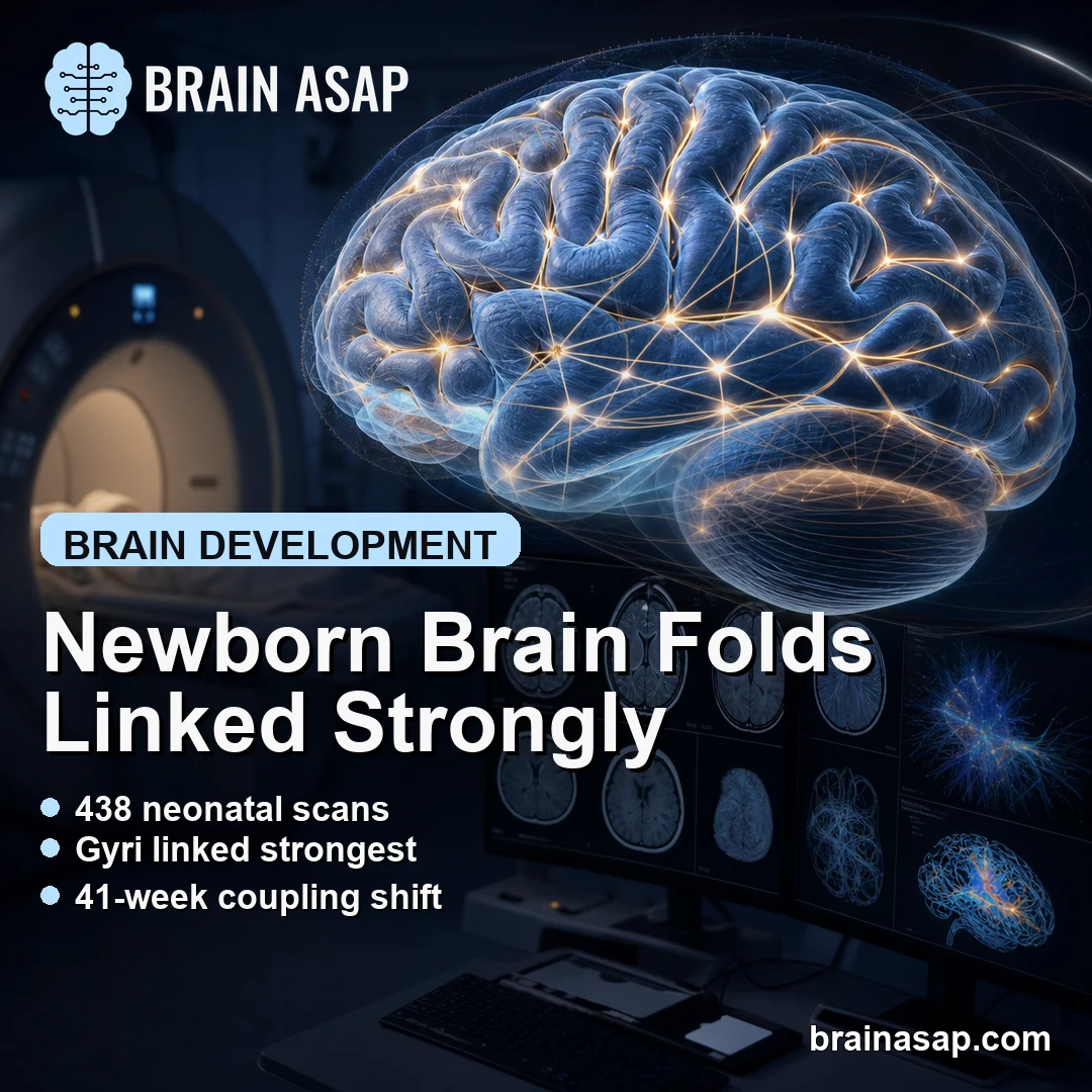 Neonatal Gyri Showed Stronger Brain Connectivity Than Sulci