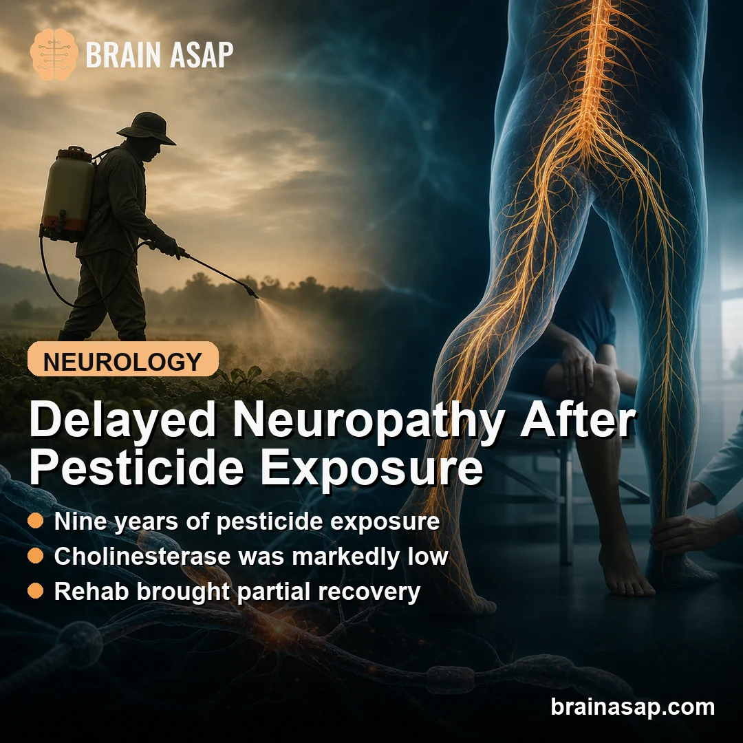 Organophosphate Exposure Linked to Delayed Neuropathy in Case Report