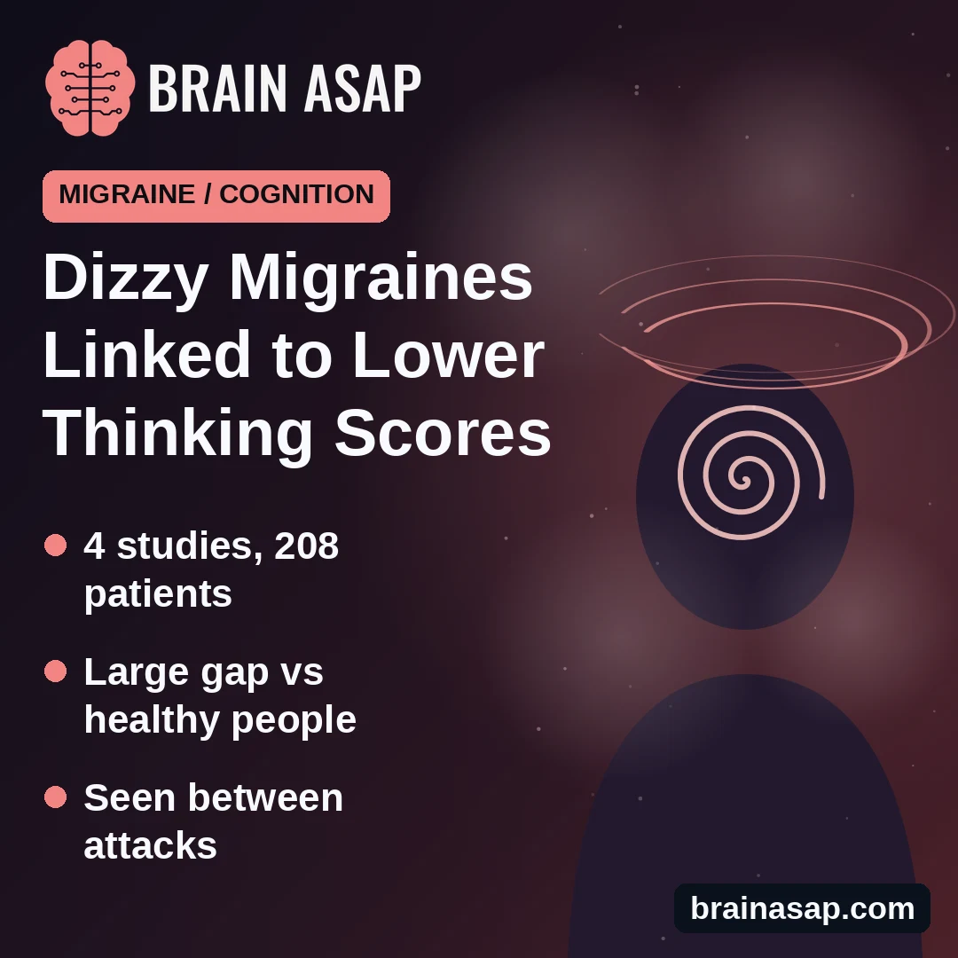 Vestibular Migraine Linked to Lower Thinking-Test Scores, Small Review Finds