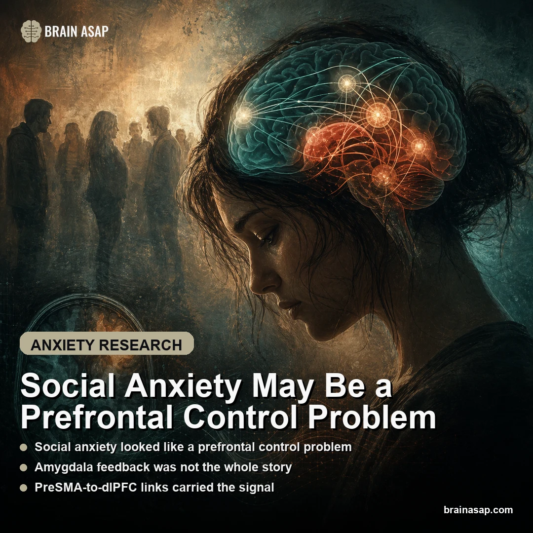 Social Anxiety May Be a Prefrontal Control Problem