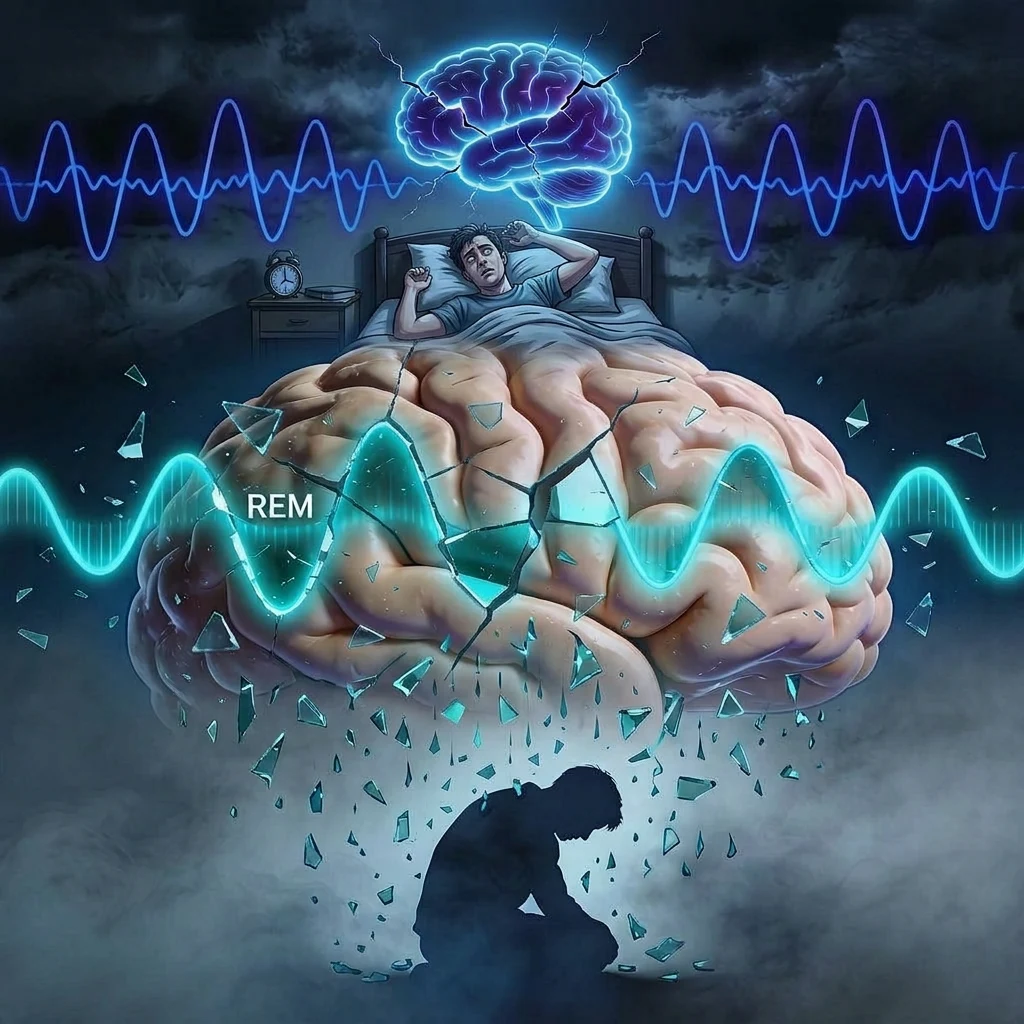 How Insomnia Fragments REM Sleep and Causes Depression: The Neuroscience Explained