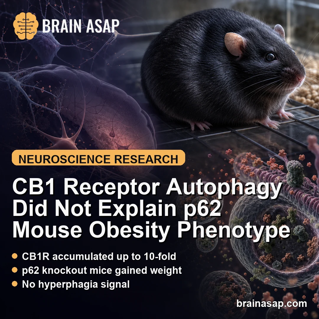CB1 Receptor Autophagy Did Not Explain p62 Mouse Obesity Phenotype