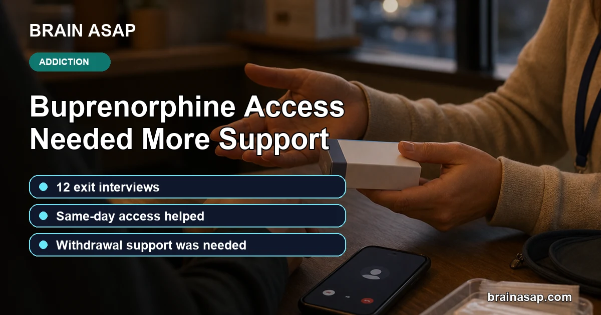Syringe Service Buprenorphine Improved Access but Needed Withdrawal Support