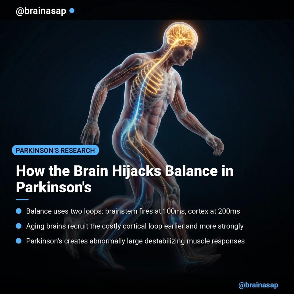 How the Brain Hijacks Balance Control in Parkinson’s Disease
