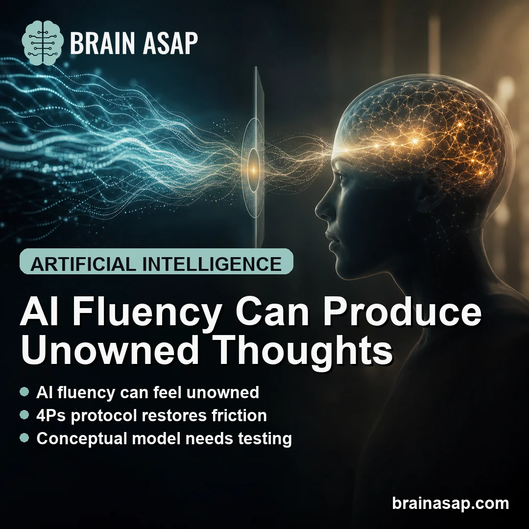 Protein Shake Brain Model Warns AI Can Produce Unowned Thoughts