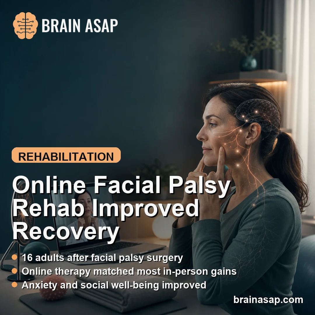 Online Emotional Training Improved Facial Palsy Recovery After Surgery