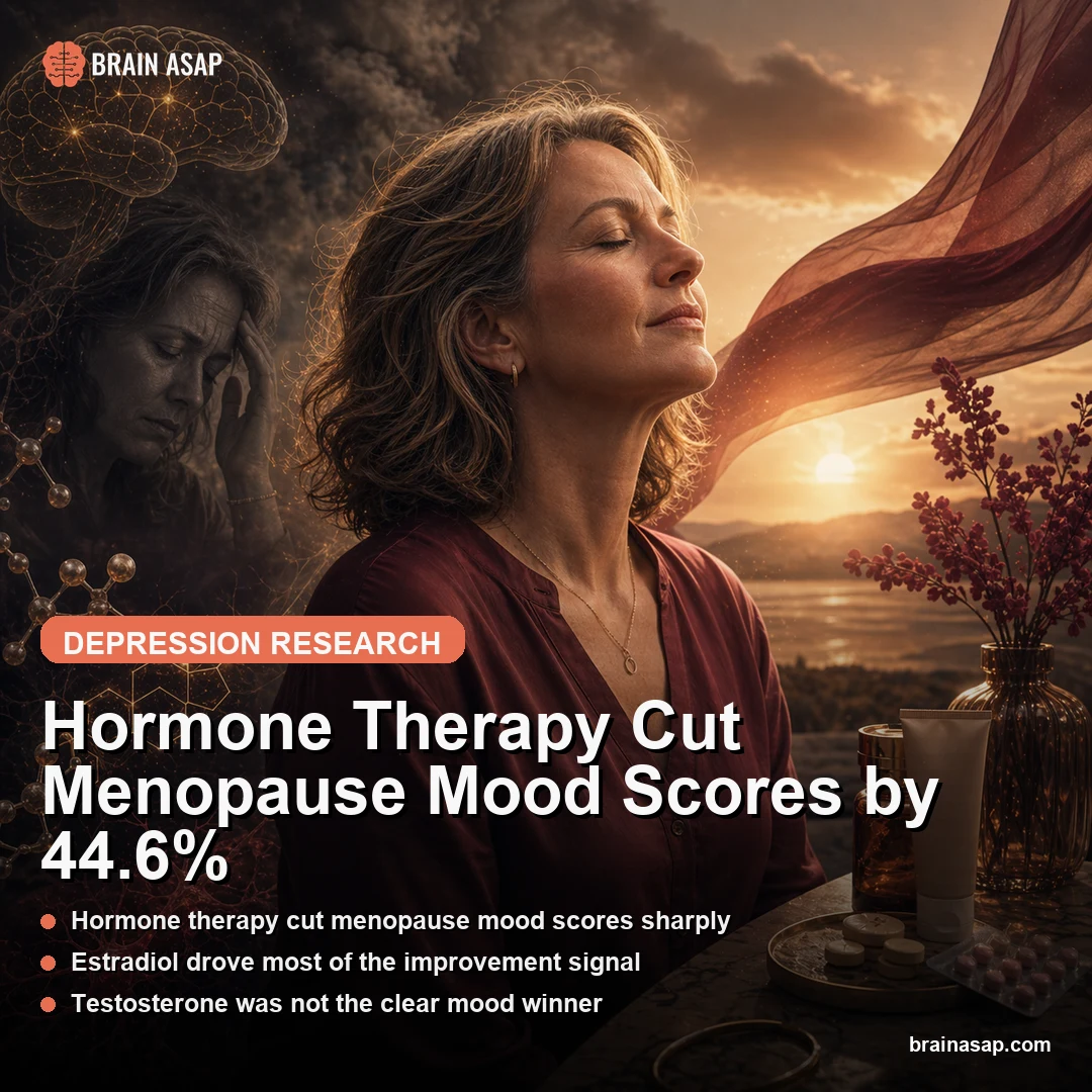 Hormone Therapy Linked to 44% Improvement in Menopause Mood Symptoms