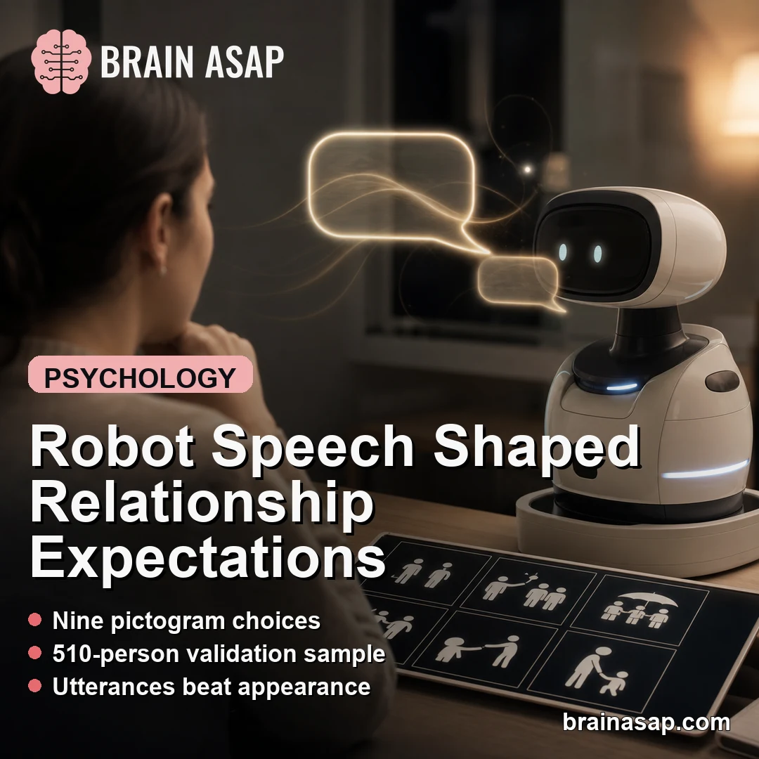Robot Utterances Shaped Human-Robot Relationship Expectations More Than Appearance