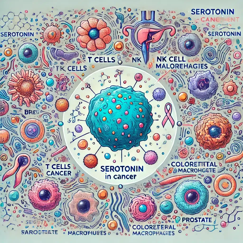 Serotonin (5-HT) vs. Tumors & Cancers: Potential Immunomodulation Treatment (2024 Research)