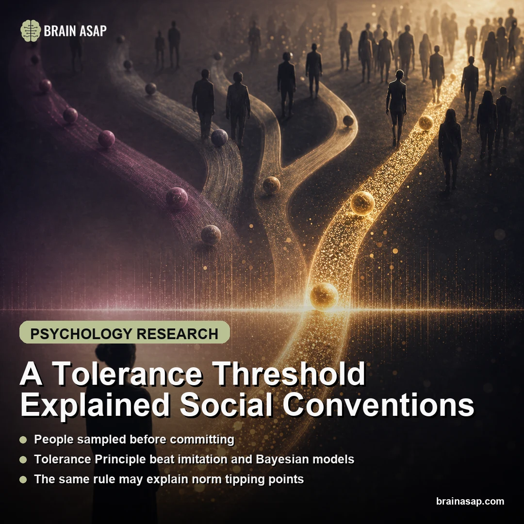 A Tolerance Threshold Explained Social Conventions