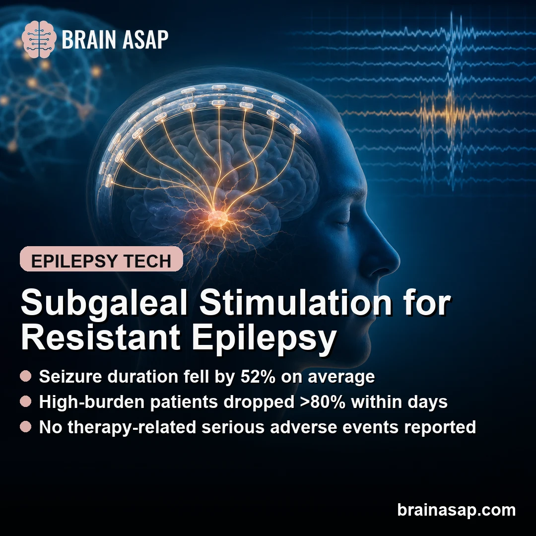 Subgaleal ISP Stimulation Reduced Treatment-Resistant Epilepsy Seizures