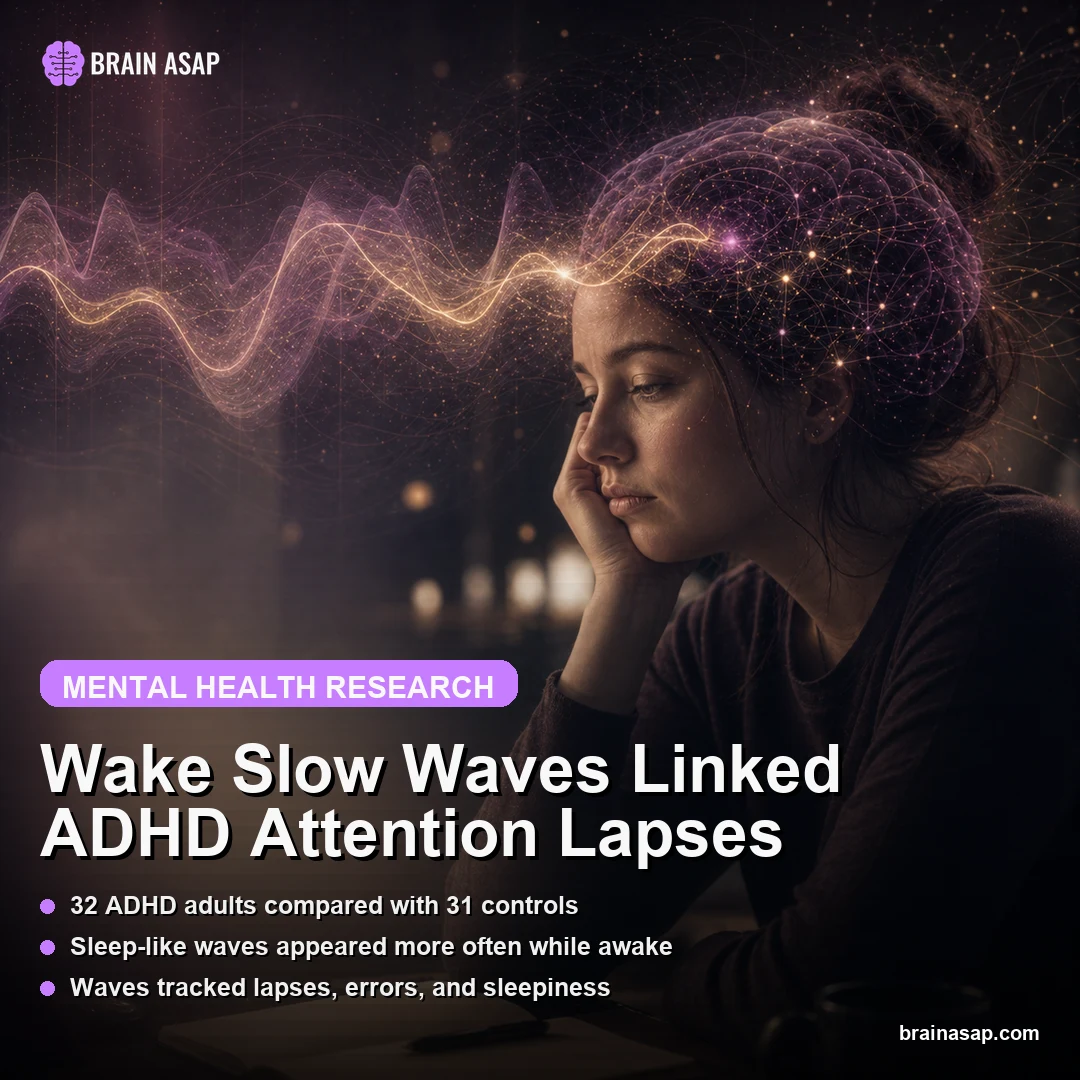 Sleep-Like Brain Waves Linked ADHD Attention Lapses