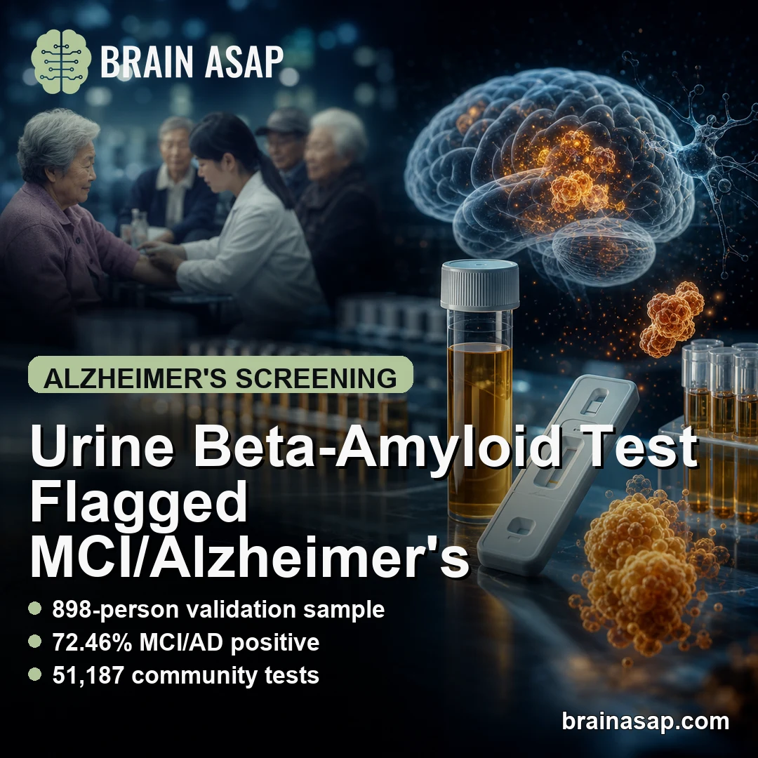 Urine Beta-Amyloid Test Kit Flagged MCI/Alzheimer Disease in Chinese Screening Study
