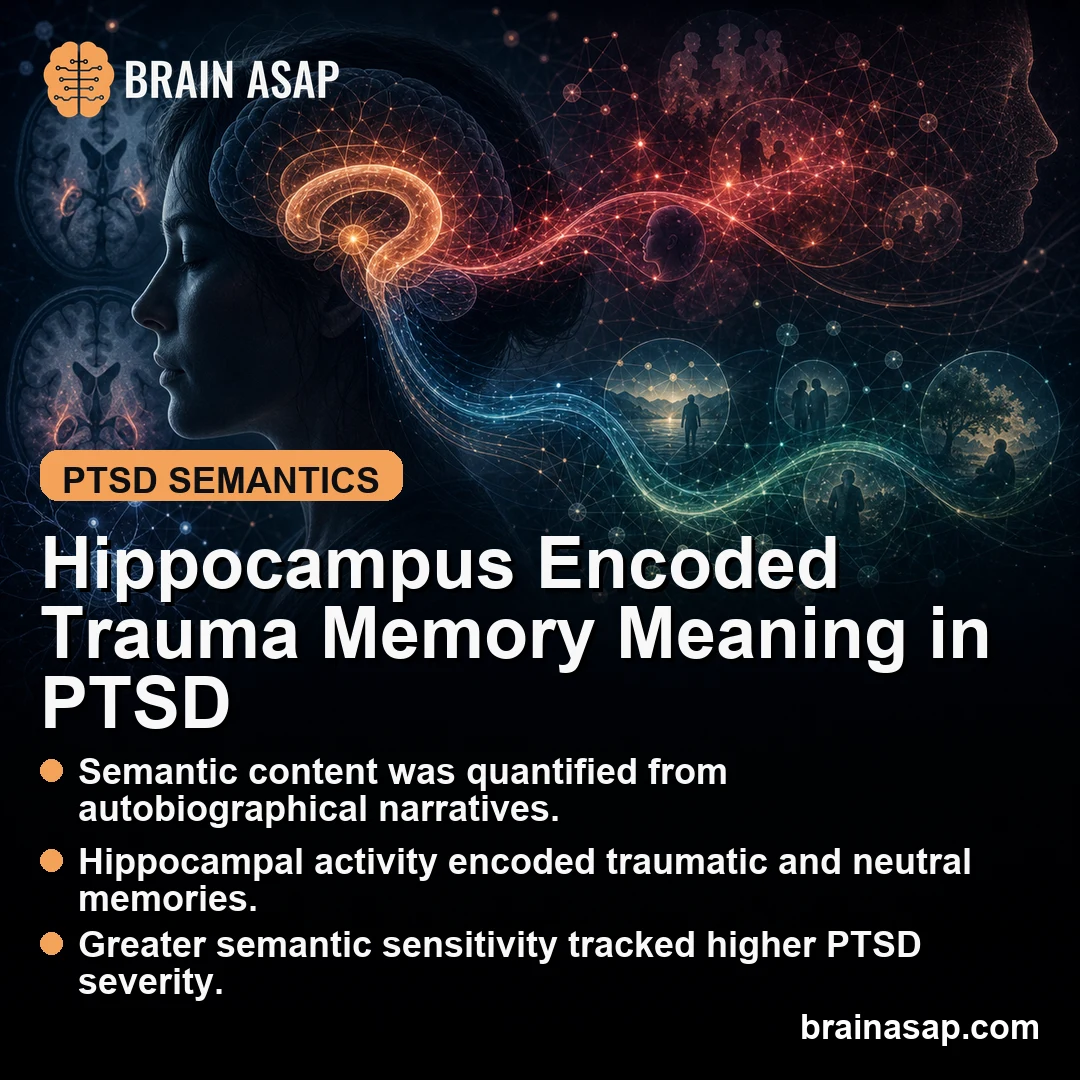 Hippocampus Encoded Trauma Memory Meaning in PTSD