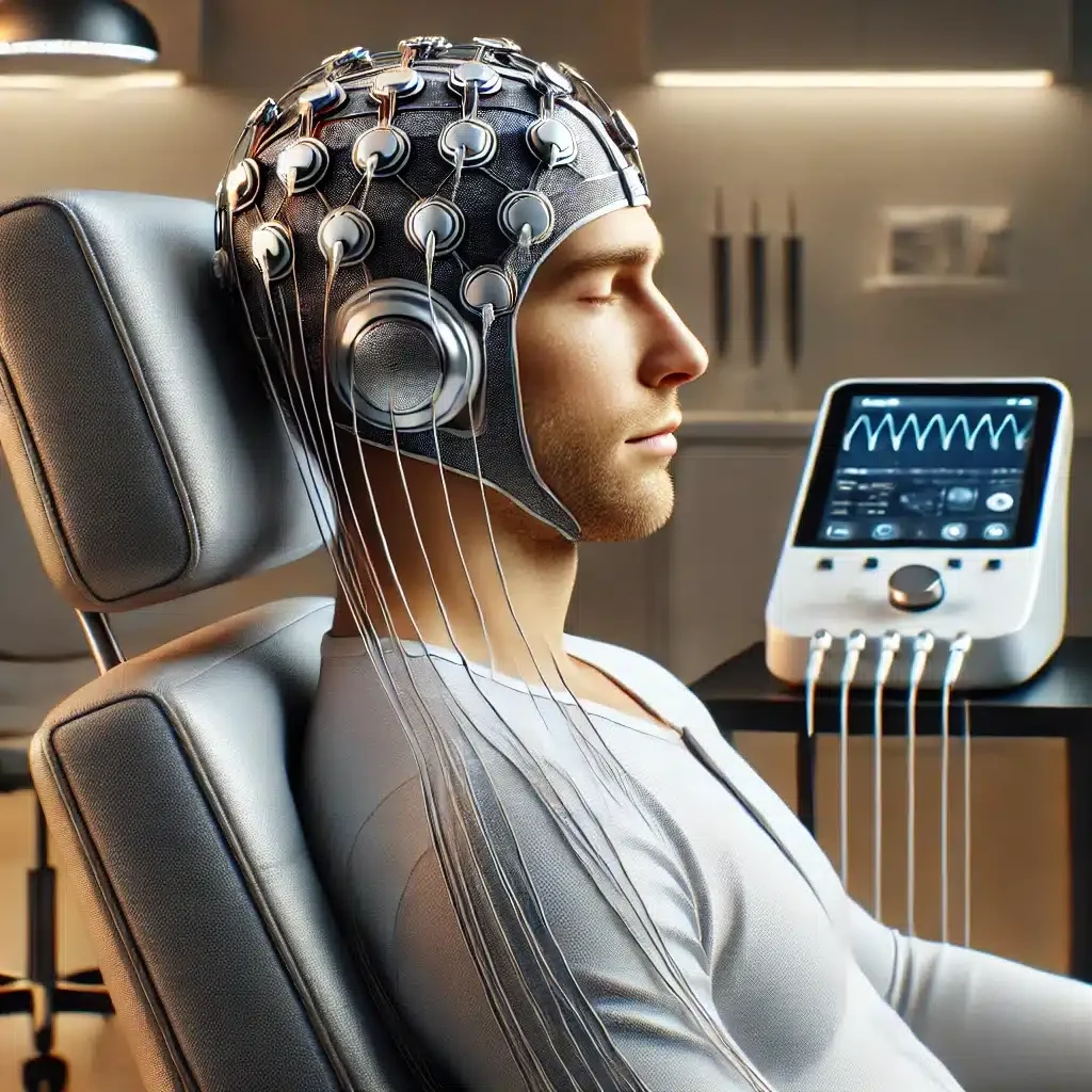 Transcranial Alternating Current Stimulation (TACS) for Depression: Effective Adjunct via Reducing Prefrontal Alpha Waves (2024 Trial)