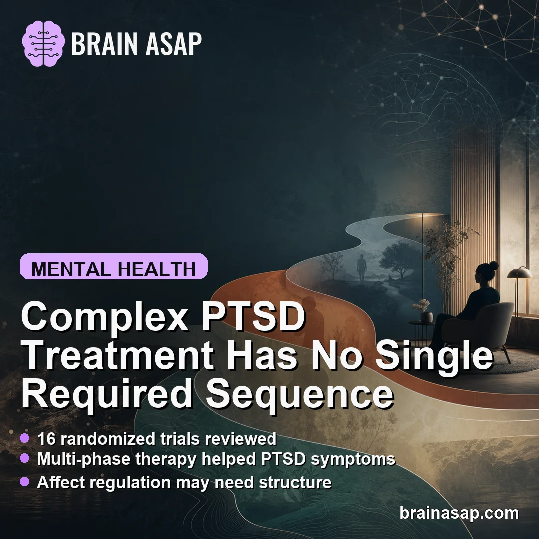 Complex PTSD Therapy Meta-Analysis Finds No One Required Sequence