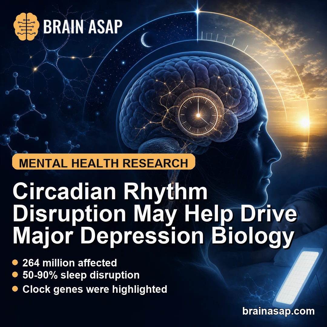 Circadian Rhythm Disruption May Help Drive Major Depression Biology