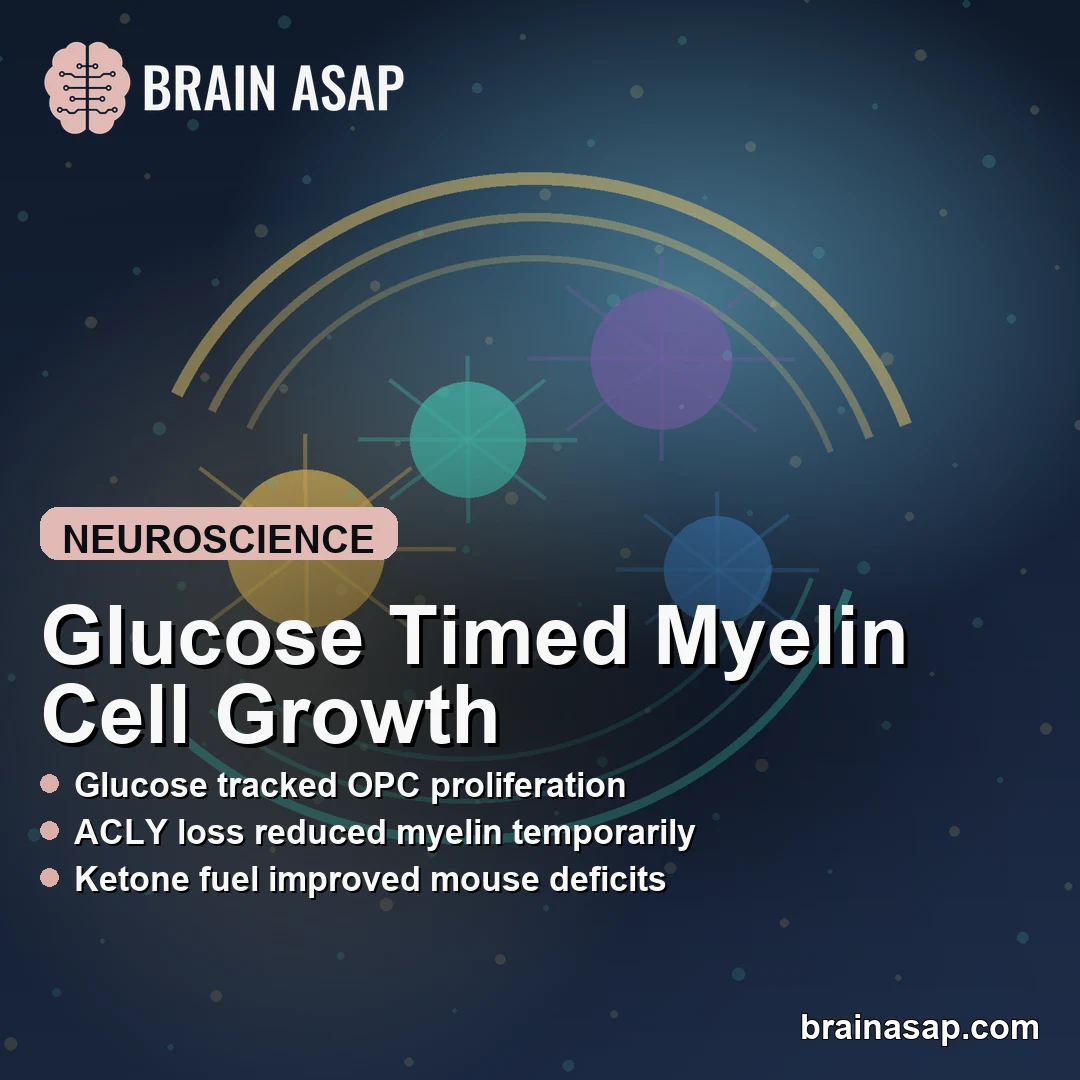 Glucose Signaling via ACLY Shaped Myelin-Forming Cell Development