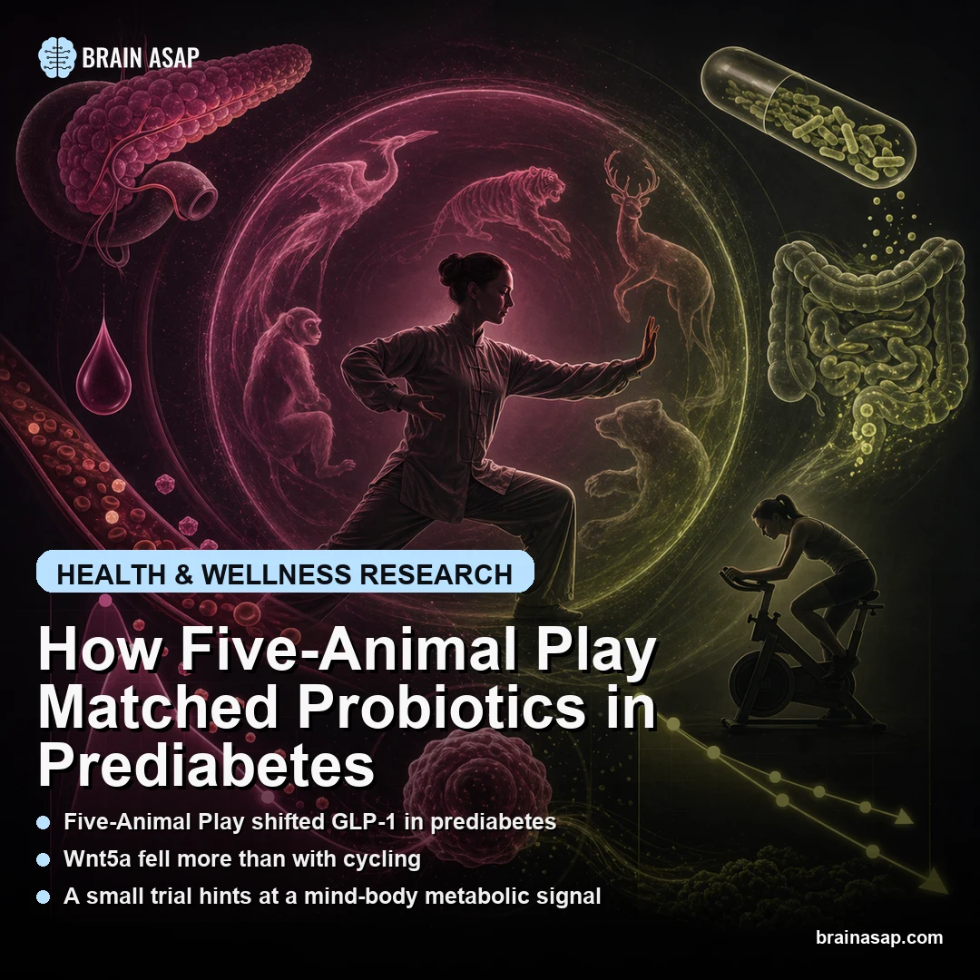 Five-Animal Play Improved GLP-1 and Glucose Control in Prediabetes