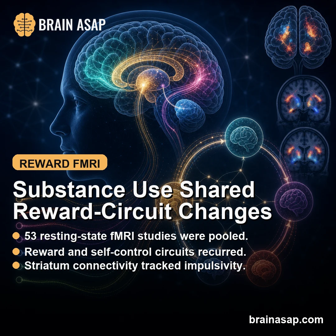 Substance Use Disorder Shared Reward-Circuit fMRI Abnormalities