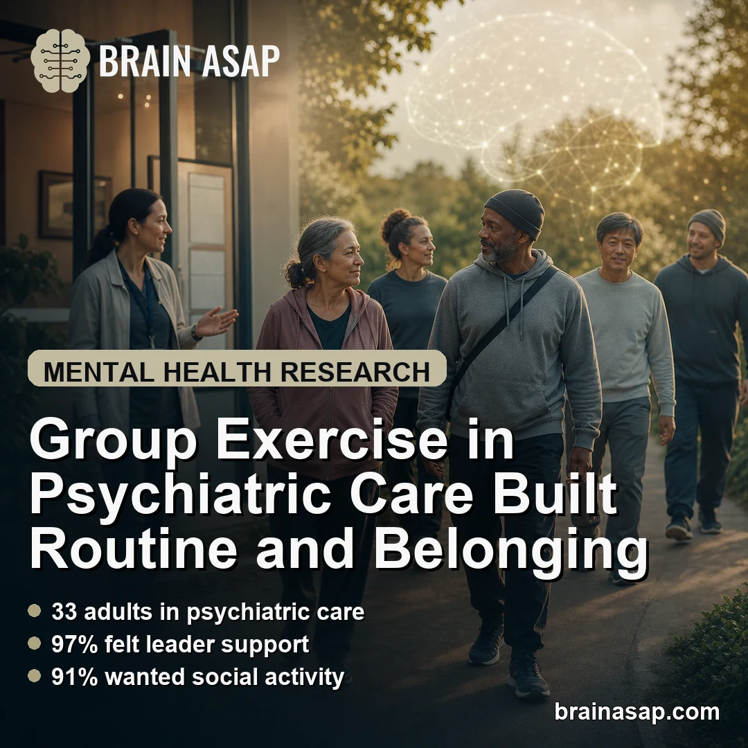 Group Exercise in Psychiatric Care Built Routine and Belonging