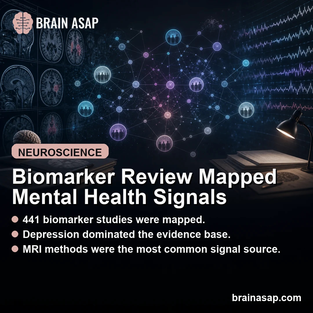 Mental Health Brain Biomarker Studies Were Mostly Small and Cross-Sectional