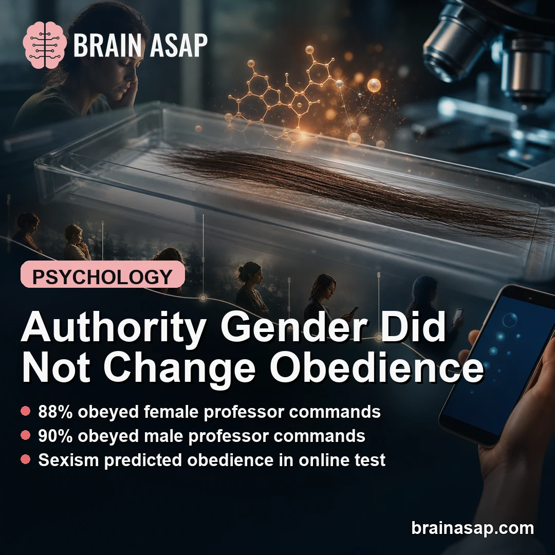 Female Authority Figure Drew Equal Obedience in Milgram Replication