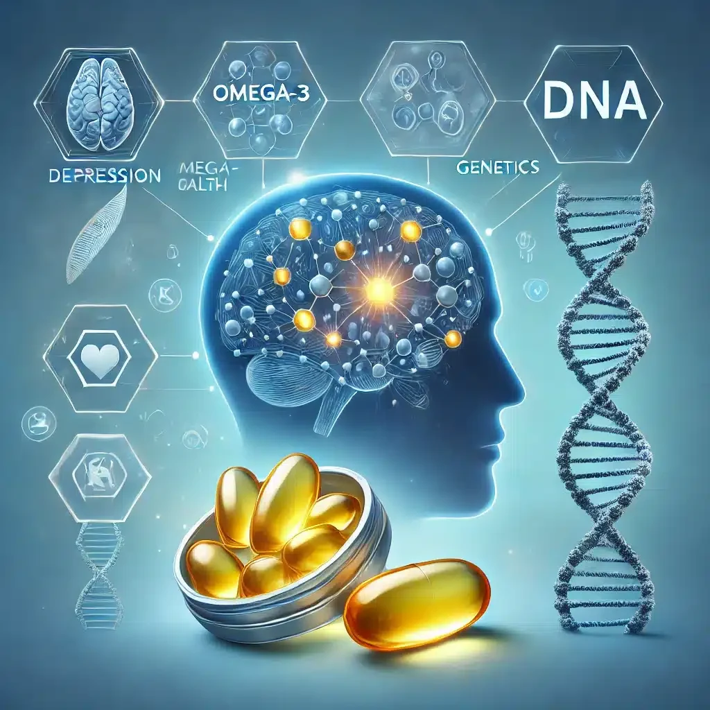 Omega-3 Fatty Acids & Depression vs. Genetics: EPA-to-DHA Ratio (2024 Study)
