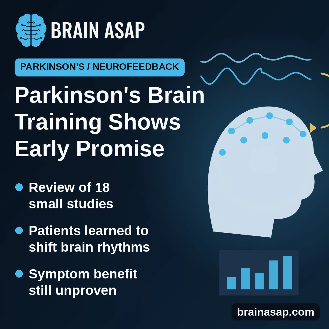 People With Parkinson's Can Learn to Control Key Brain Signals, but Benefits Remain Unproven