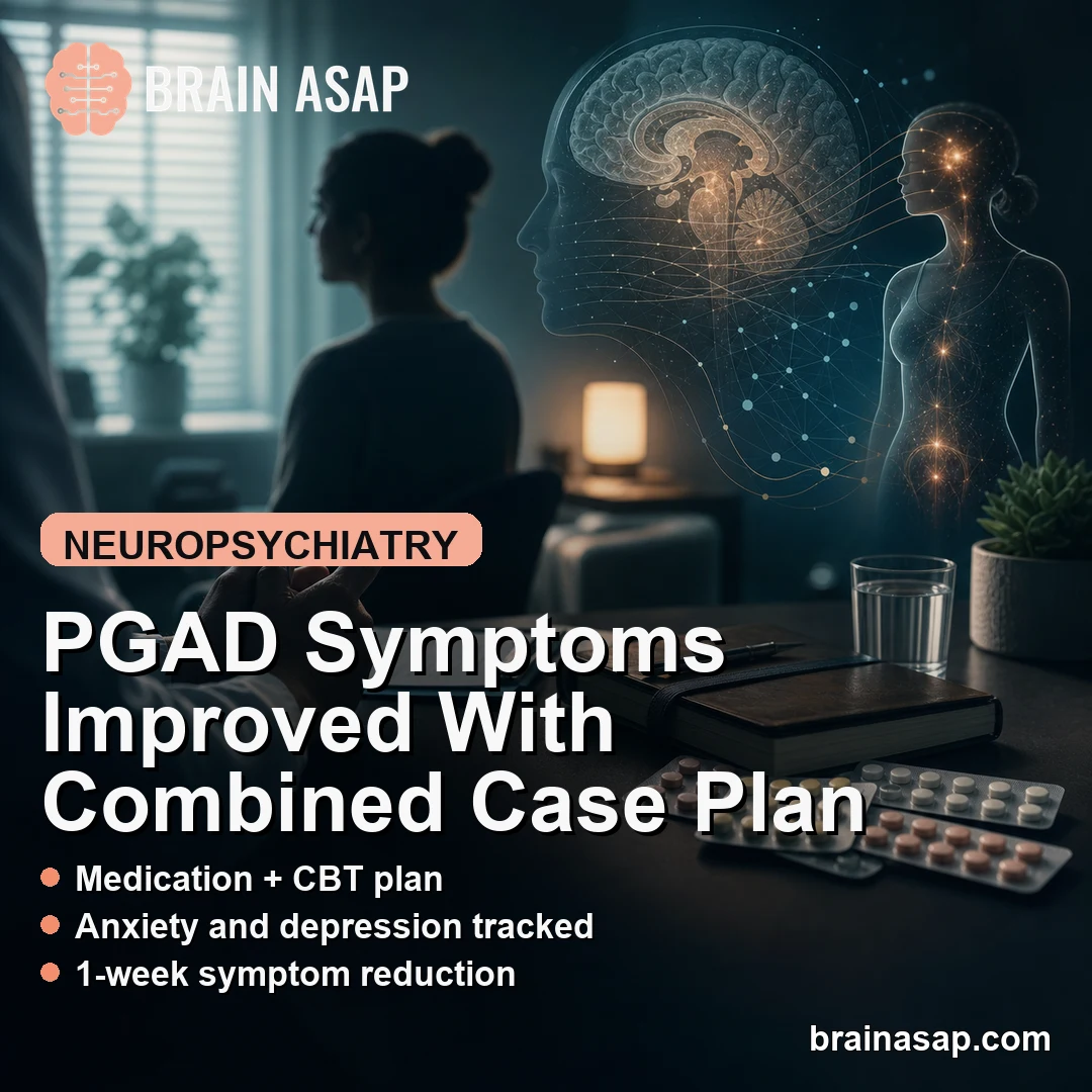 PGAD Symptoms Improved After Risperidone Valproate and CBT Case Plan
