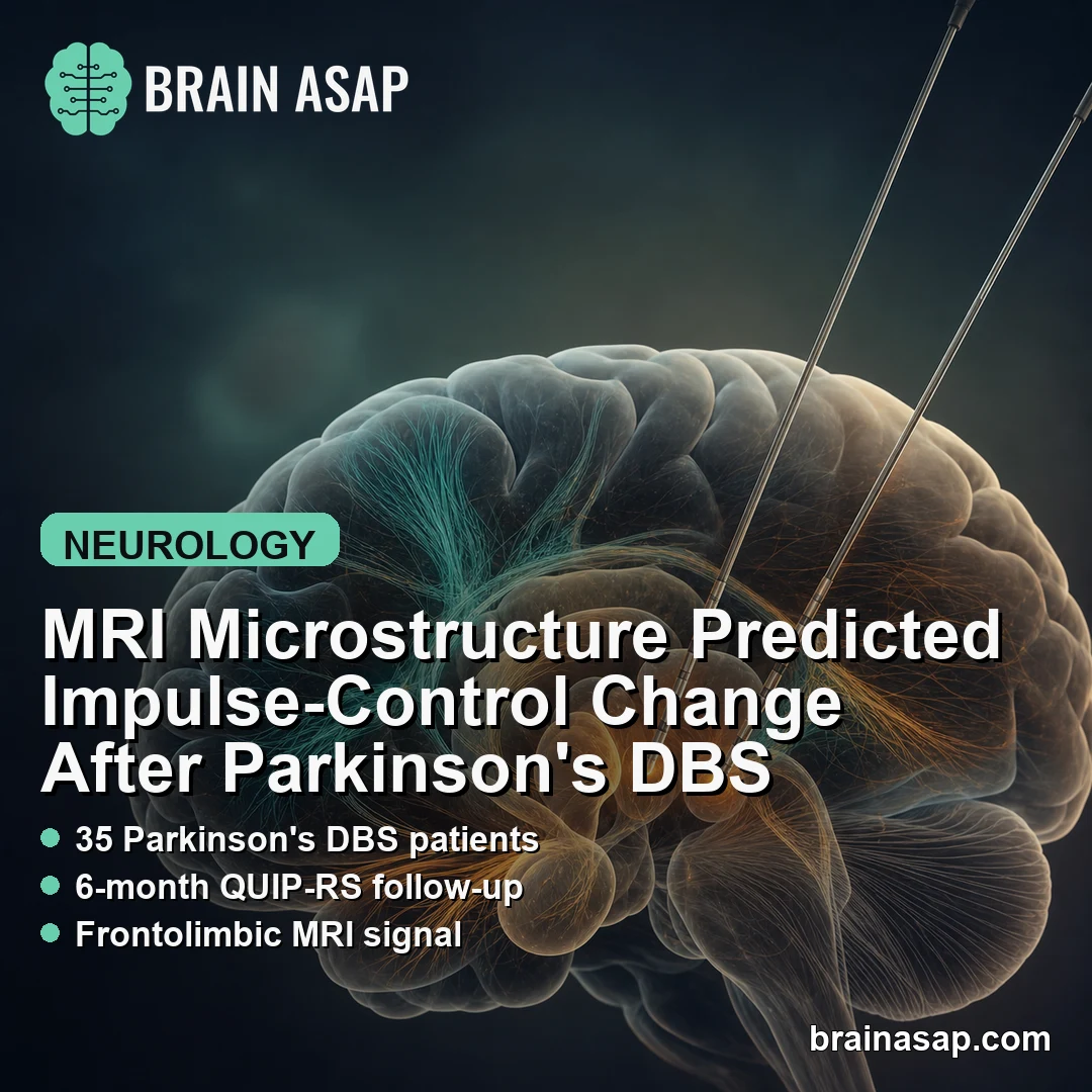 MRI Microstructure Predicted Impulse-Control Change After Parkinson’s DBS