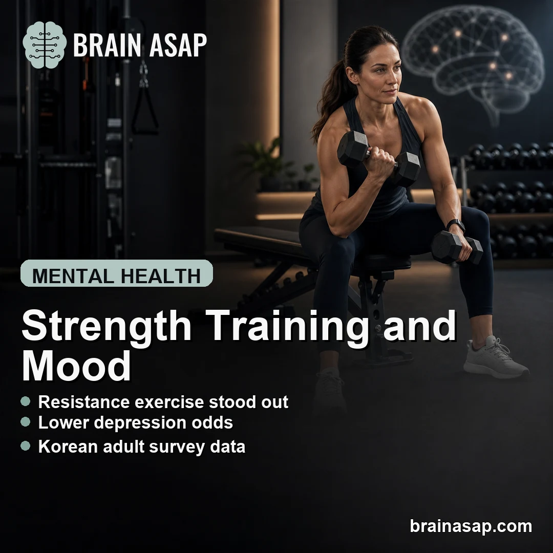 Resistance Exercise Linked to Lower Depression and Anxiety Scores