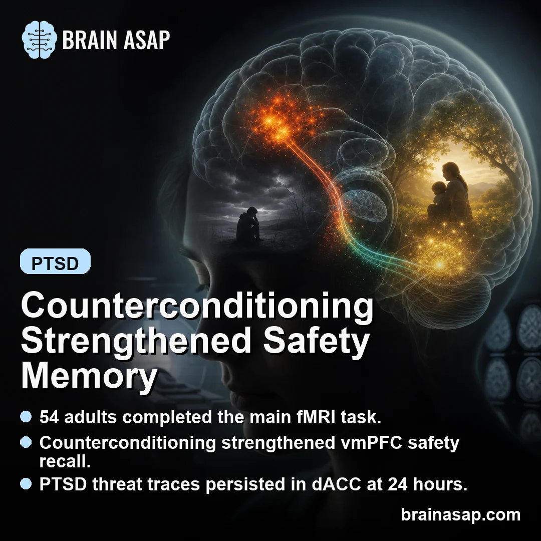 Counterconditioning Strengthened Safety Memory Signals in PTSD