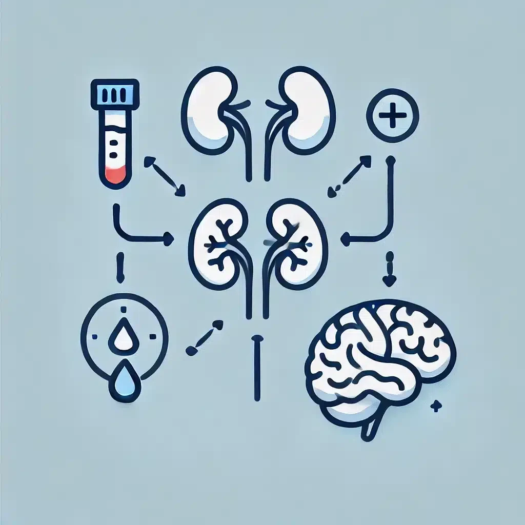 Blood Urea Nitrogen (BUN) & Creatinine Ratio vs. Cognition & Depression (2024 Study)