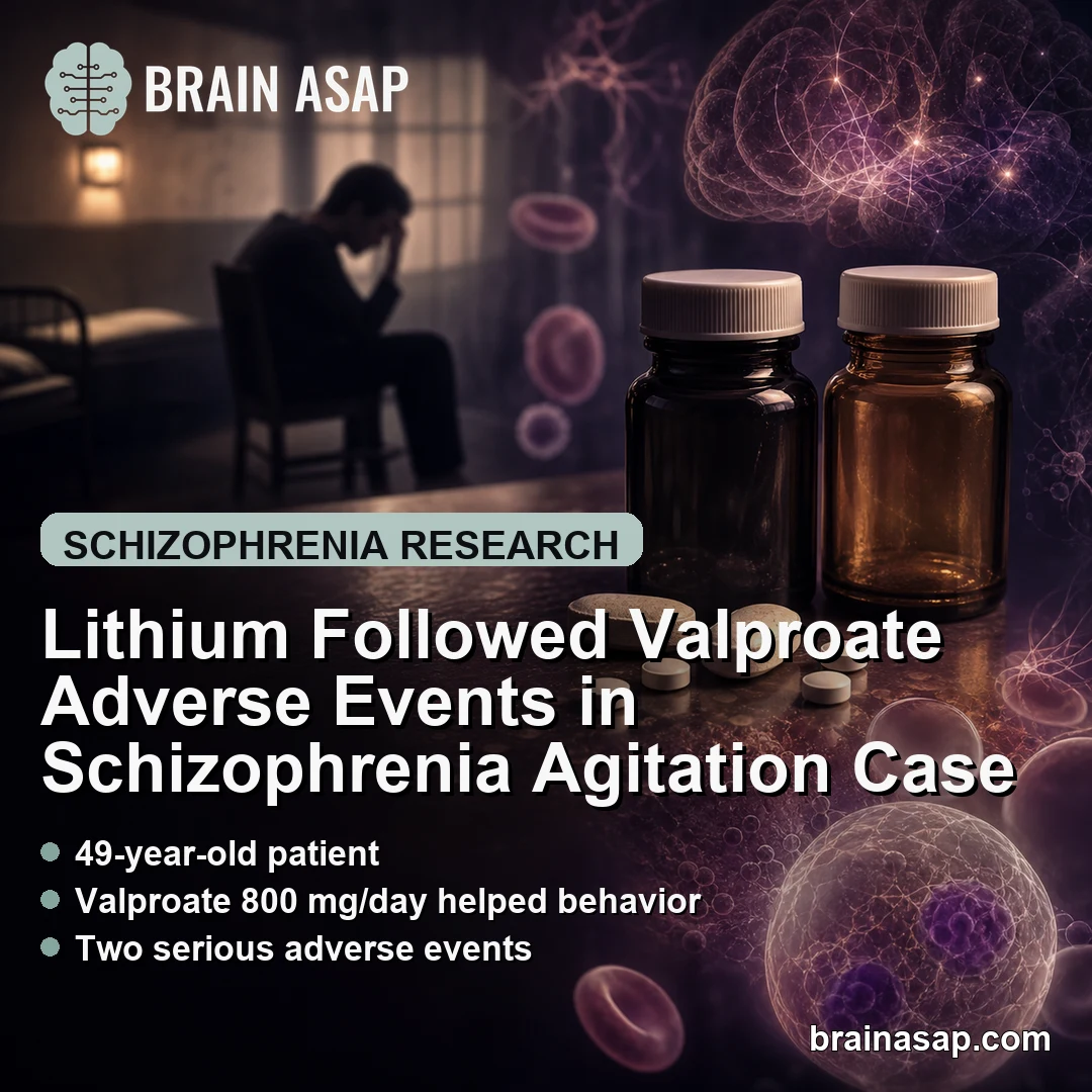 Lithium Followed Valproate Adverse Events in Schizophrenia Agitation Case