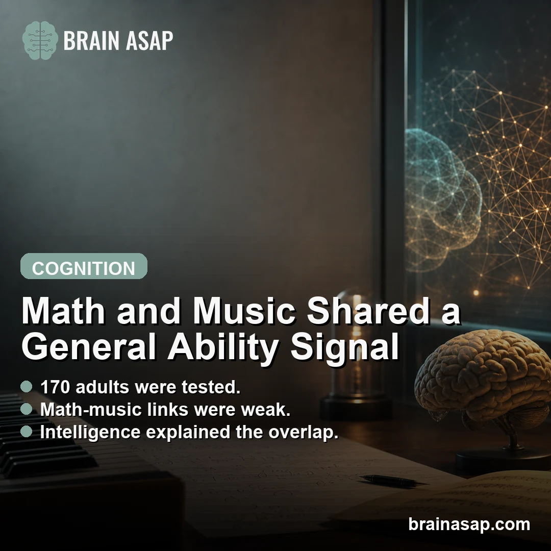 Math-Music Link Nearly Vanished After Accounting for Intelligence