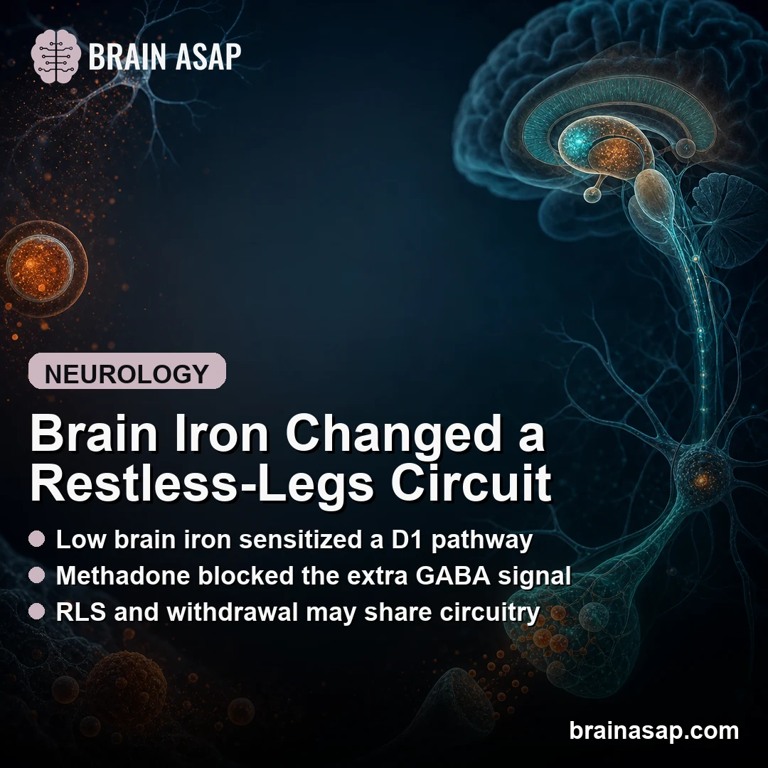 Brain Iron Deficiency Sensitized a Dopamine-Opioid Restless Legs Pathway