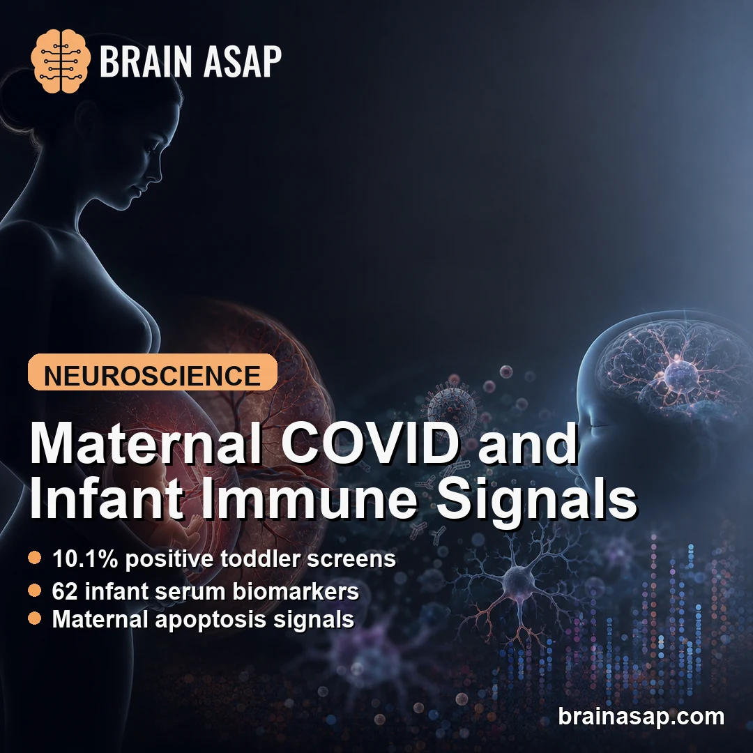 Maternal COVID Immune Signatures Were Linked to Infant Neurodevelopmental Screening Risk