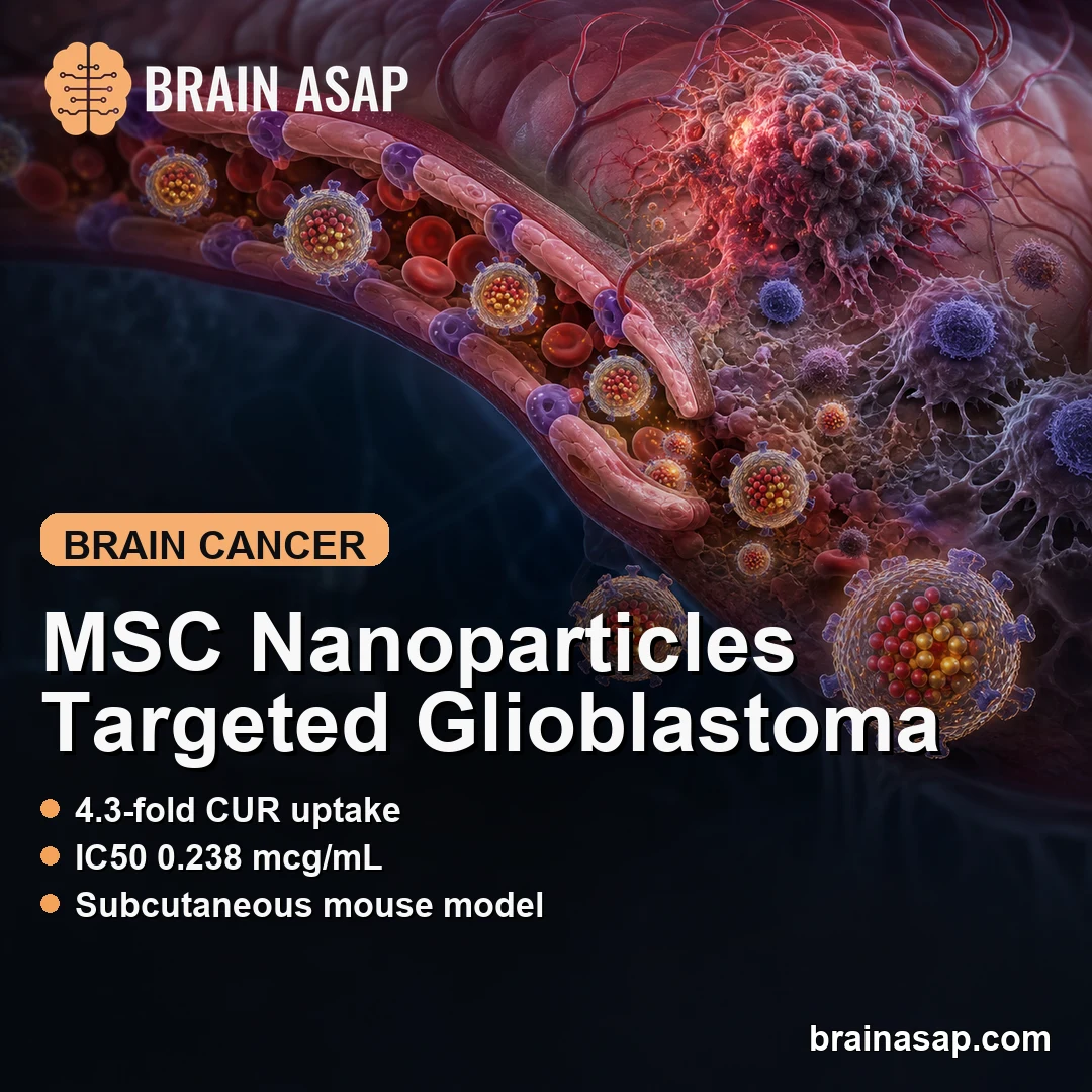 MSC Membrane Nanoparticles Improved Doxorubicin-Curcumin Glioblastoma Delivery