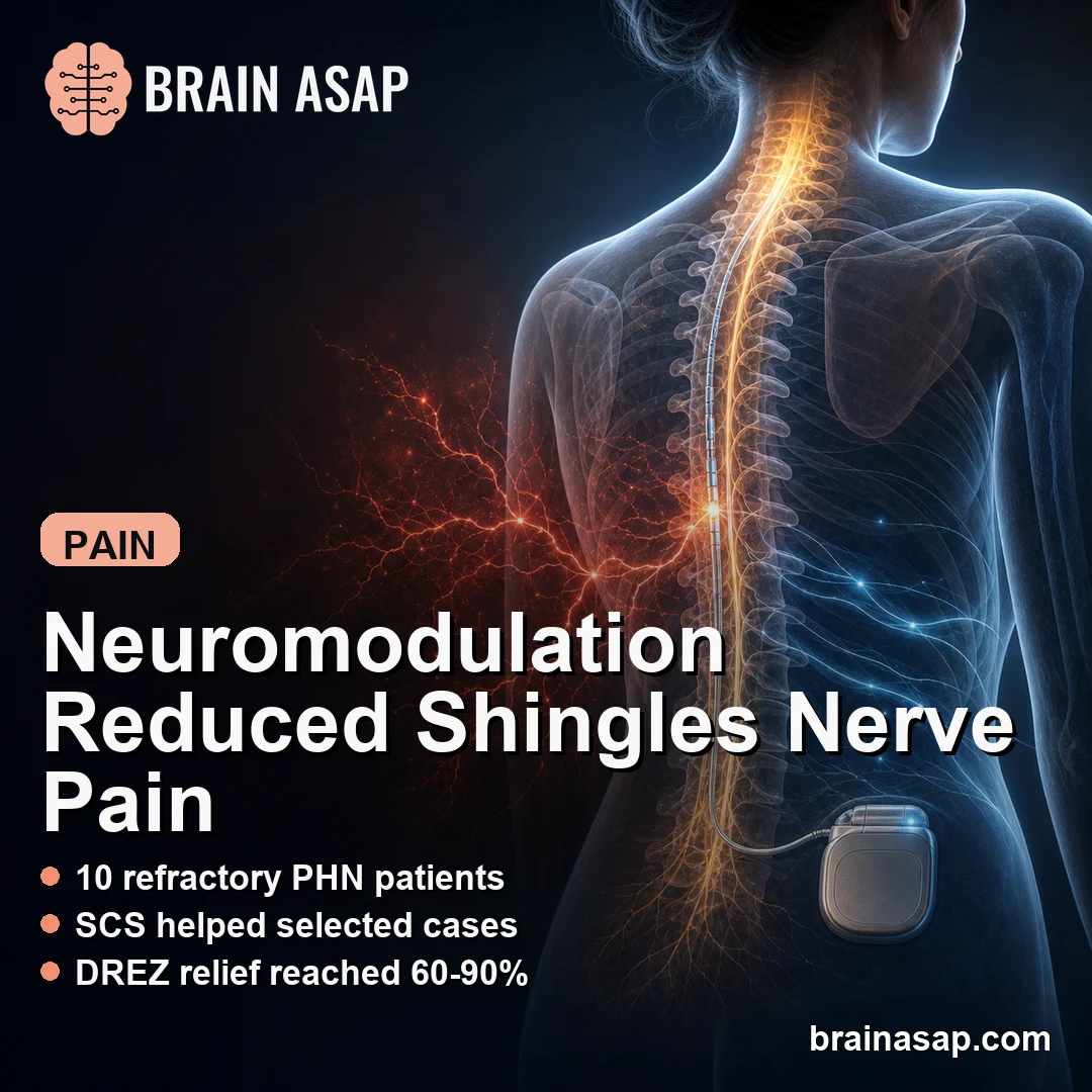 DREZ Lesioning and Spinal Cord Stimulation Reduced Refractory Postherpetic Neuralgia Pain