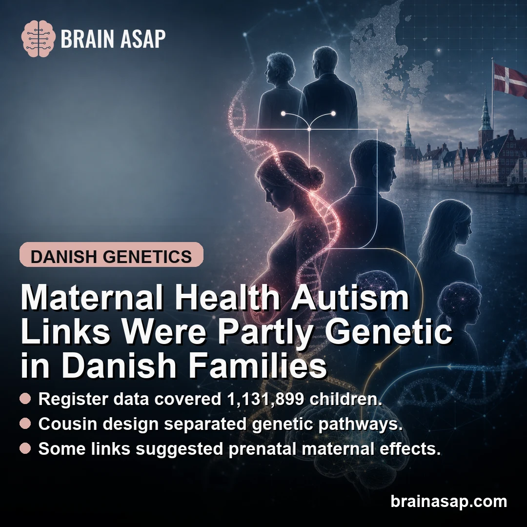 Maternal Health Autism Links Were Partly Genetic in Danish Families