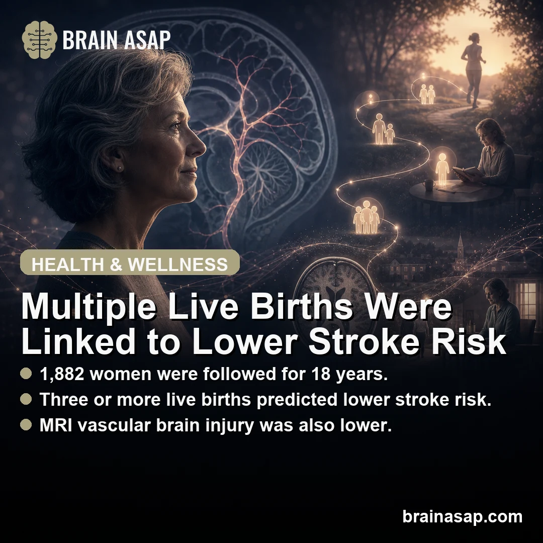 Three or More Live Births Was the Only Reproductive Factor Linked to Lower Stroke Risk in Framingham Women
