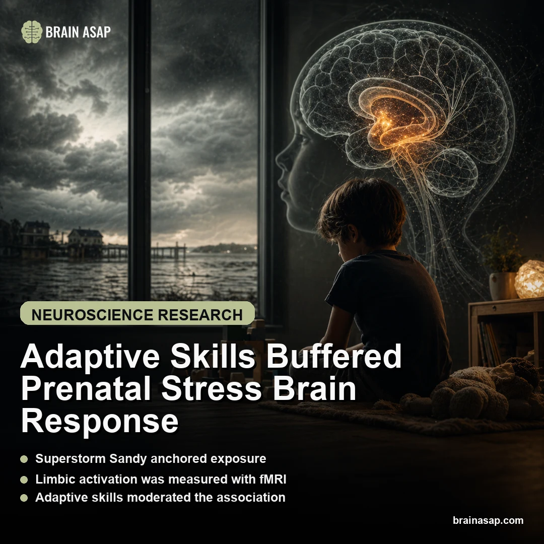 Adaptive Skills Buffered Prenatal Stress Brain Response