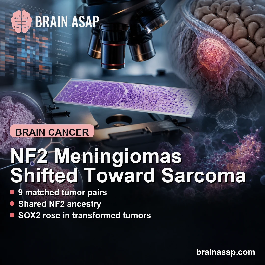 NF2-Mutant Meningiomas Lost Identity During Sarcoma-Like Transformation