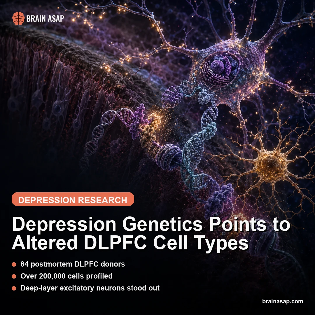 Depression Genetics Identified Altered DLPFC Neurons and Microglia