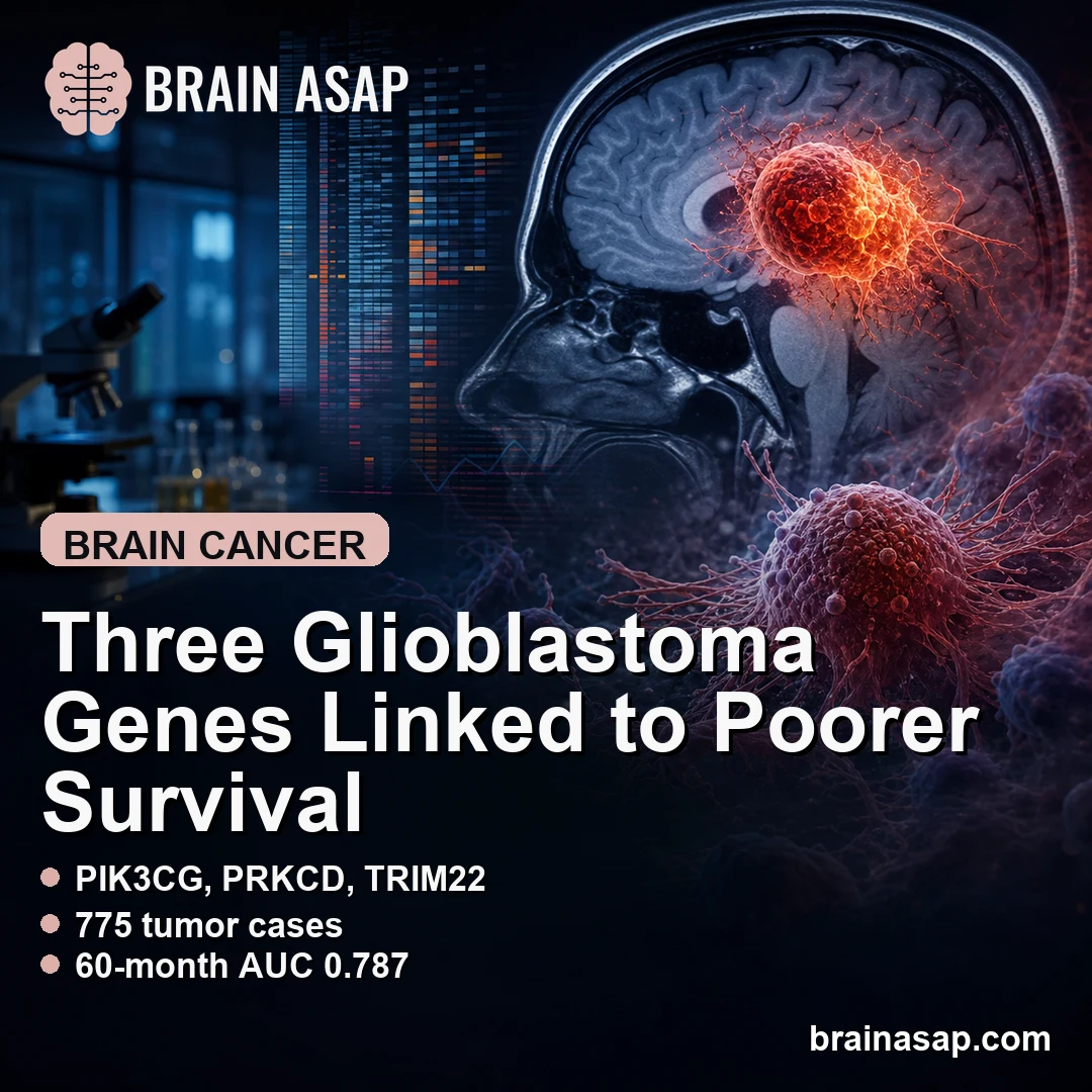 PIK3CG PRKCD and TRIM22 Linked to Poorer Glioblastoma Survival