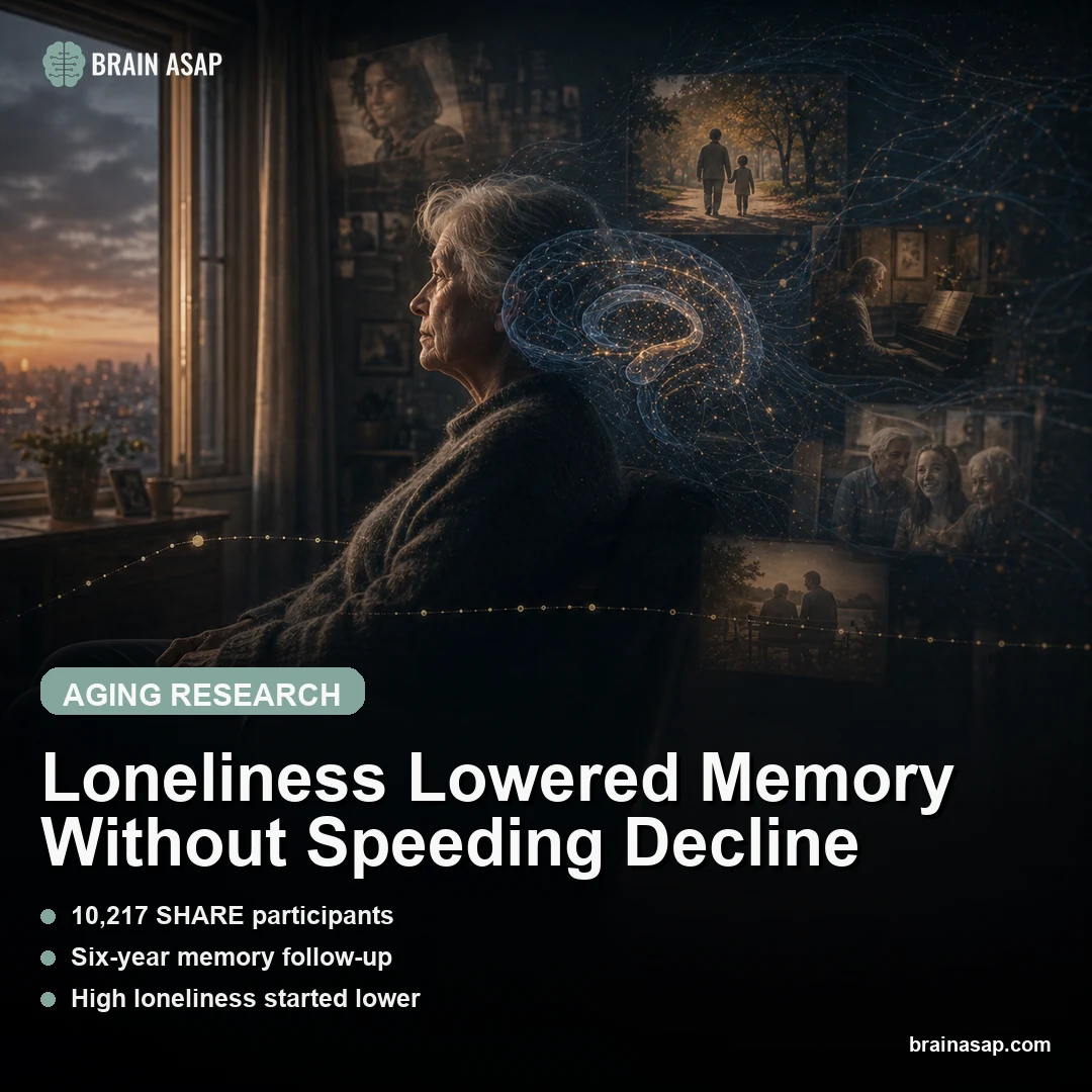 Loneliness Impaired Memory Without Accelerating 6-Year Decline