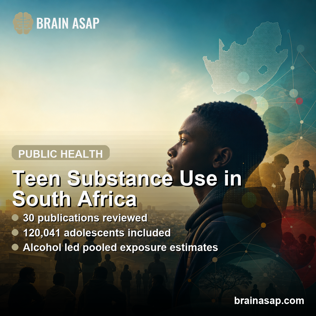South African Adolescent Substance Use Was High in 30-Study Meta-Analysis