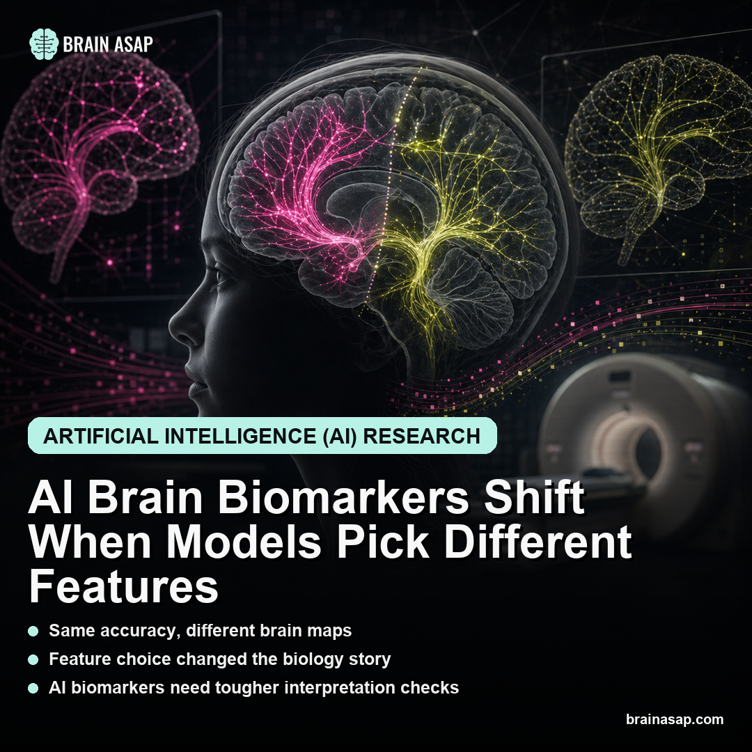 AI Brain Biomarkers Shift When Models Pick Different Features