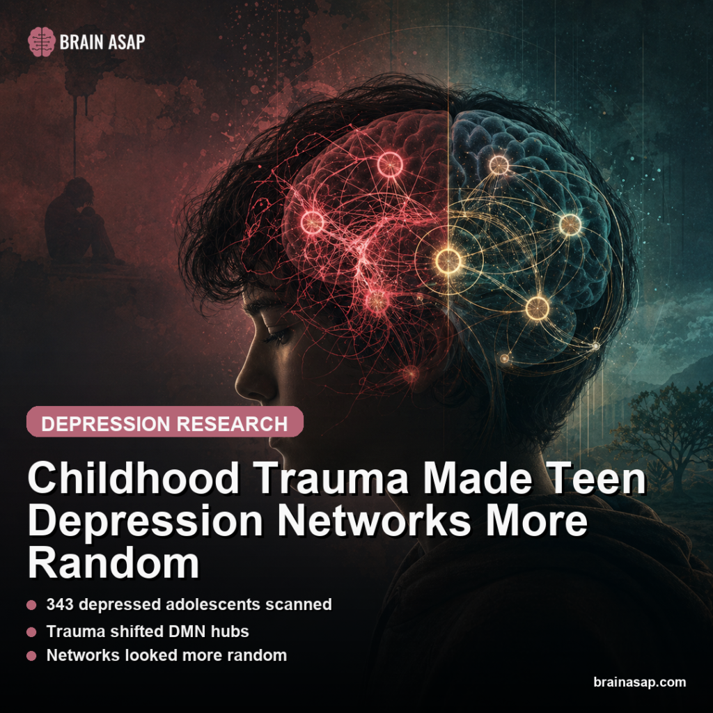 Childhood Trauma Increased Randomness in Teen Depression Brain Networks ...